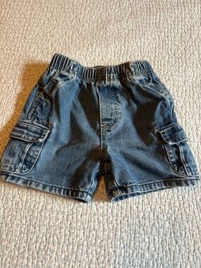 OshKosh B'gosh Dark Blue Denim Cargo Shorts